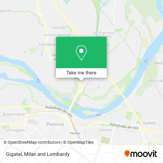 Gigatel map