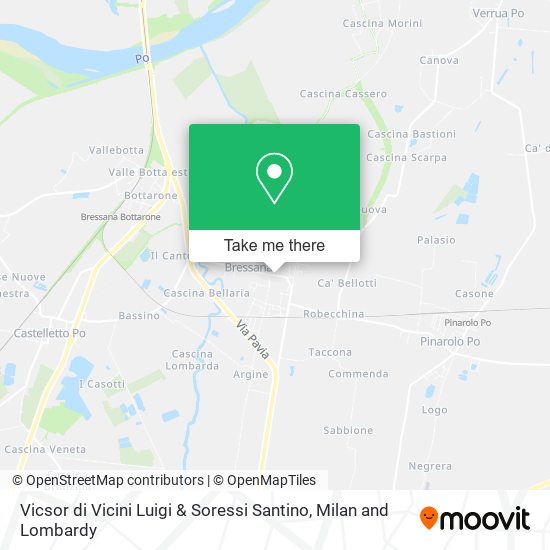 Vicsor di Vicini Luigi & Soressi Santino map