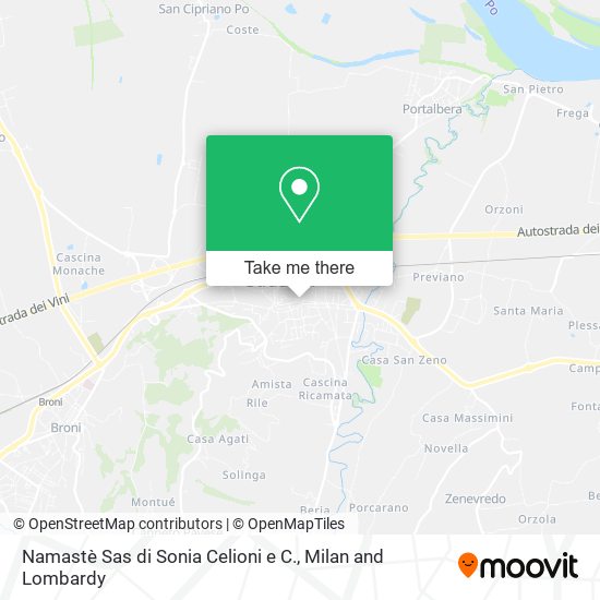 Namastè Sas di Sonia Celioni e C. map
