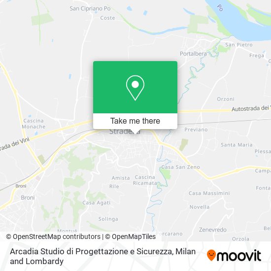 Arcadia Studio di Progettazione e Sicurezza map