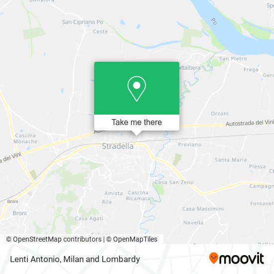 Lenti Antonio map