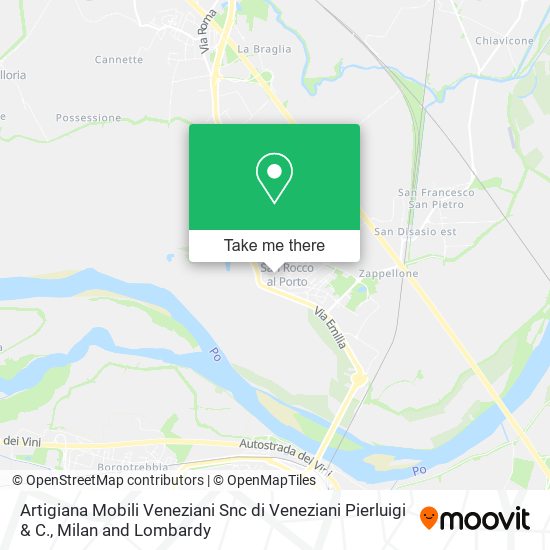 Artigiana Mobili Veneziani Snc di Veneziani Pierluigi & C. map