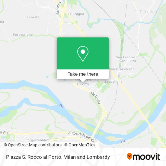 Piazza S. Rocco al Porto map