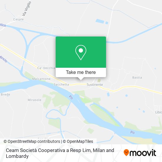 Ceam Società Cooperativa a Resp Lim map