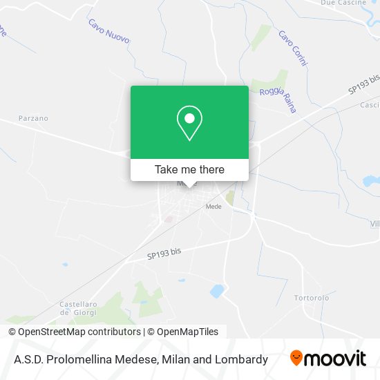 A.S.D. Prolomellina Medese map