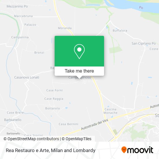 Rea Restauro e Arte map