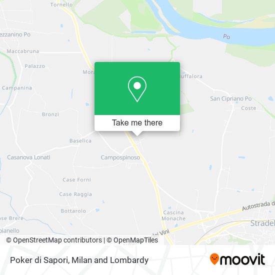 Poker di Sapori map