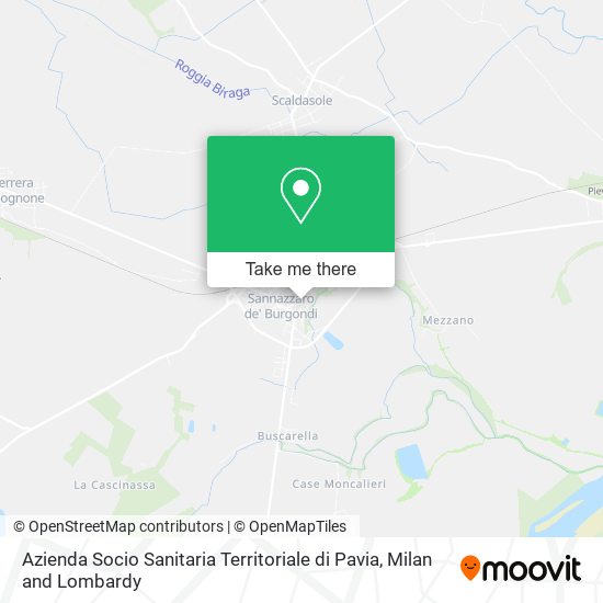 Azienda Socio Sanitaria Territoriale di Pavia map