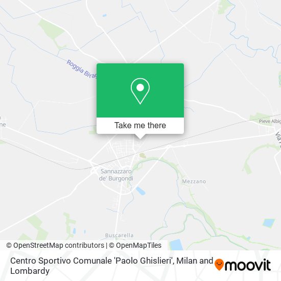 Centro Sportivo Comunale 'Paolo Ghislieri' map