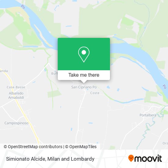 Simionato Alcide map
