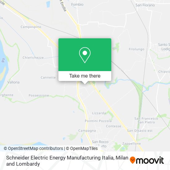 Schneider Electric Energy Manufacturing Italia map