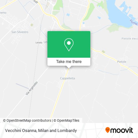 Vecchini Osanna map