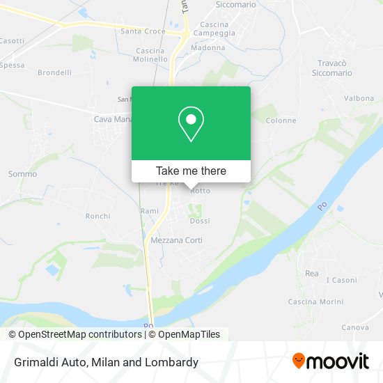 Grimaldi Auto map