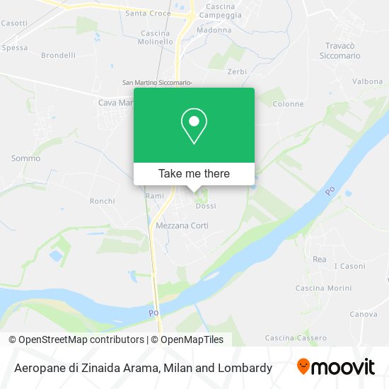 Aeropane di Zinaida Arama map
