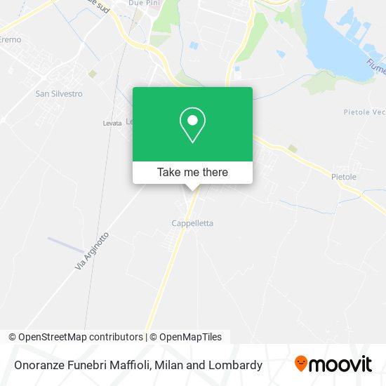 Onoranze Funebri Maffioli map