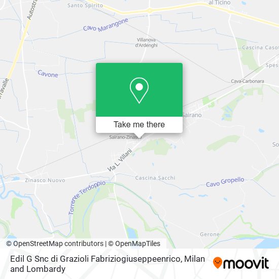 Edil G Snc di Grazioli Fabriziogiuseppeenrico map