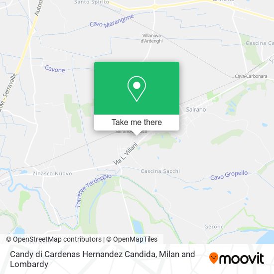 Candy di Cardenas Hernandez Candida map