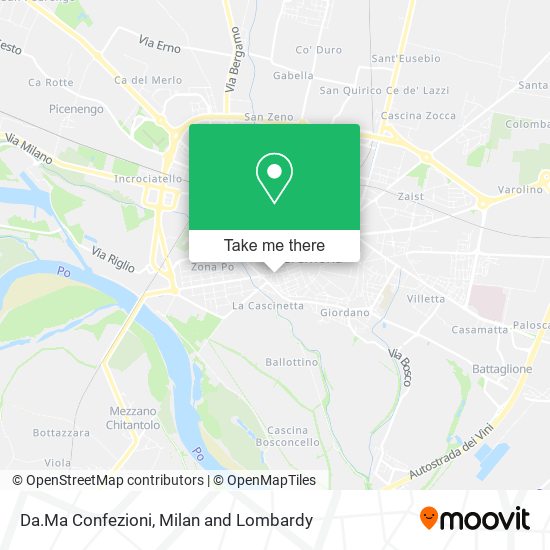 Da.Ma Confezioni map