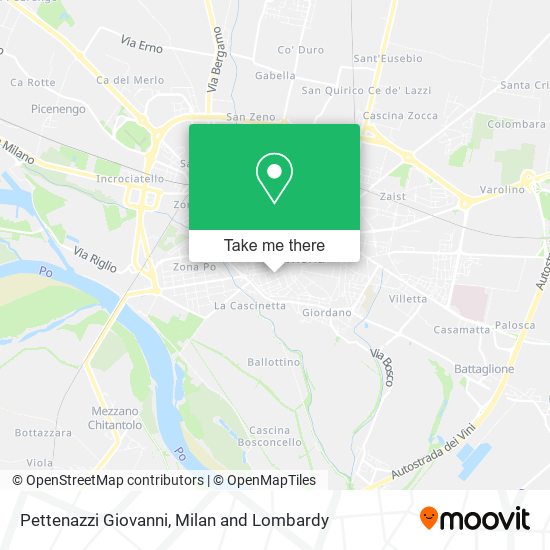 Pettenazzi Giovanni map