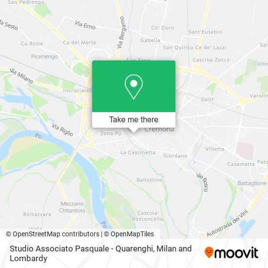 Studio Associato Pasquale - Quarenghi map