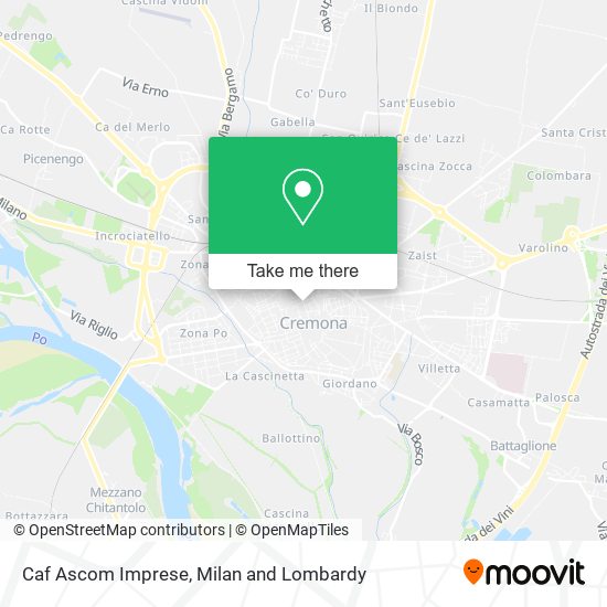 Caf Ascom Imprese map