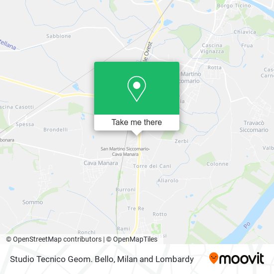 Studio Tecnico Geom. Bello map
