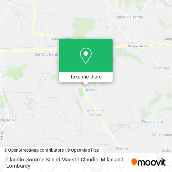 Claudio Gomme Sas di Maestri Claudio map