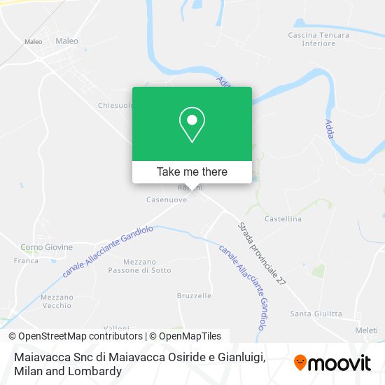 Maiavacca Snc di Maiavacca Osiride e Gianluigi map