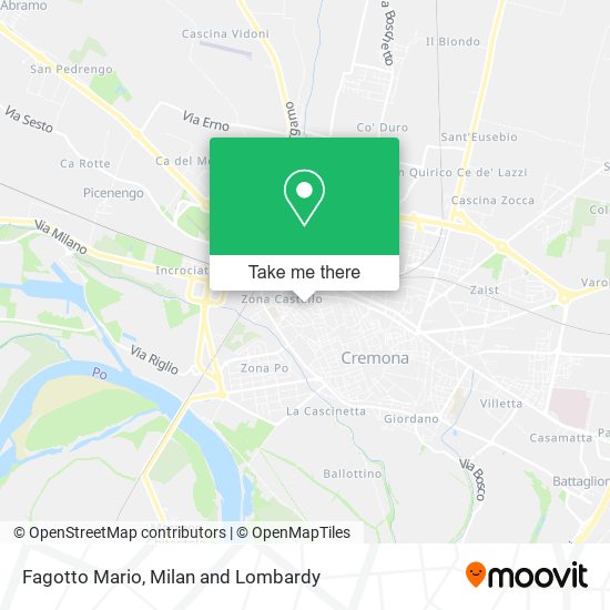 Fagotto Mario map