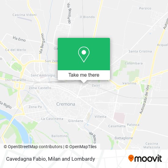 Cavedagna Fabio map
