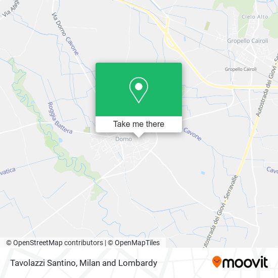 Tavolazzi Santino map