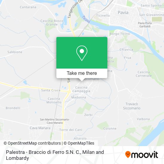 Palestra - Braccio di Ferro S.N. C. map