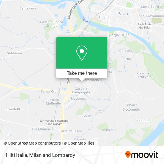 Hilti Italia map