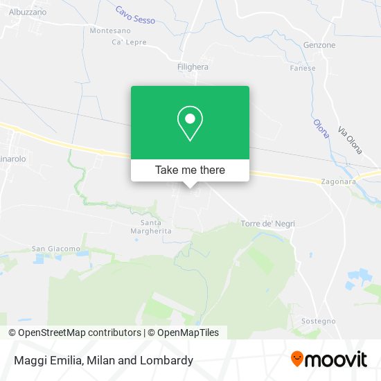 Maggi Emilia map