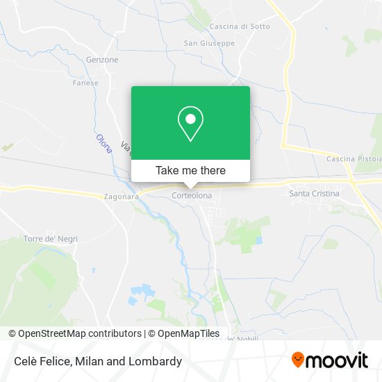 Celè Felice map