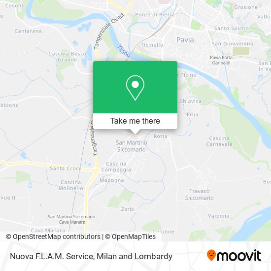 Nuova F.L.A.M. Service map