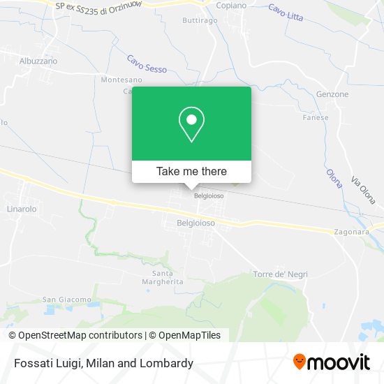 Fossati Luigi map