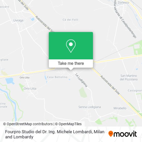 Fourpro Studio del Dr. Ing. Michele Lombardi map