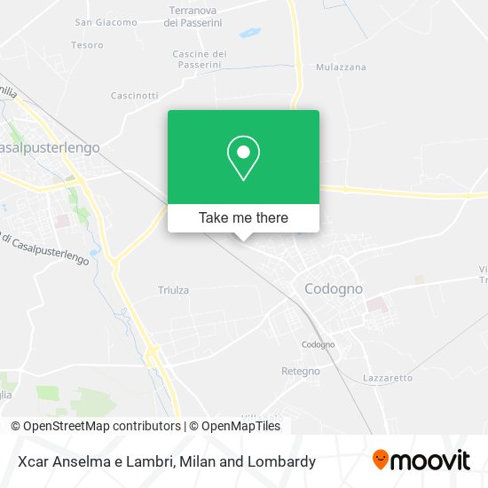 Xcar Anselma e Lambri map
