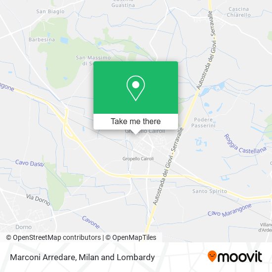Marconi Arredare map