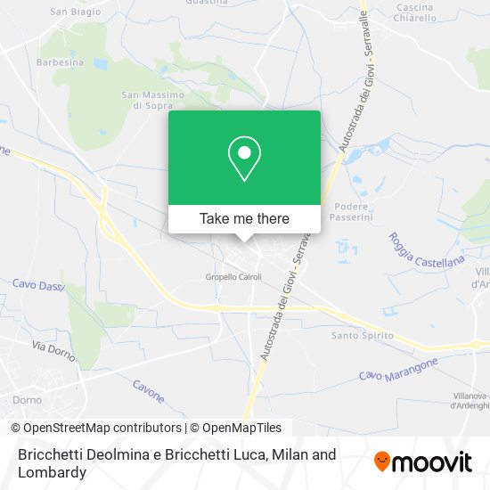 Bricchetti Deolmina e Bricchetti Luca map