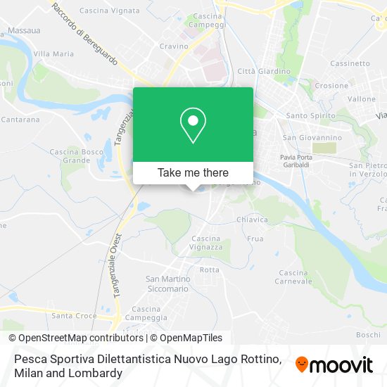 Pesca Sportiva Dilettantistica Nuovo Lago Rottino map