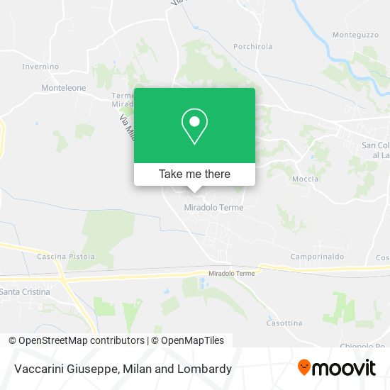 Vaccarini Giuseppe map