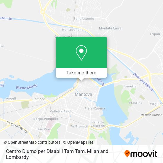 Centro Diurno per Disabili Tam Tam map