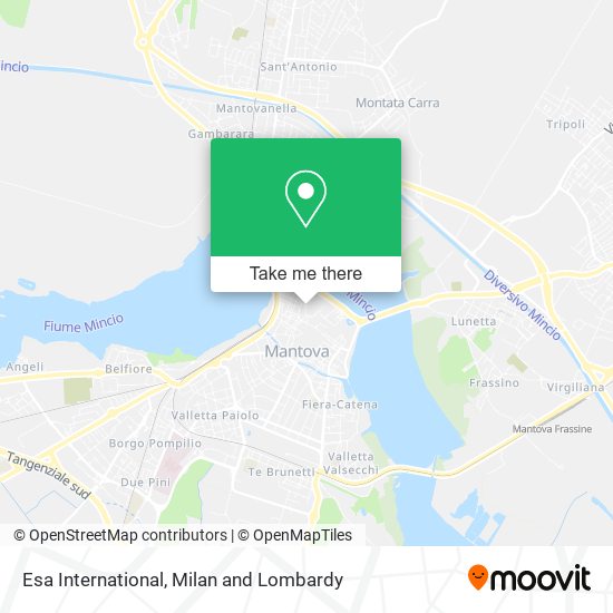 Esa International map