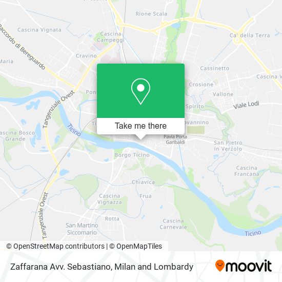 Zaffarana Avv. Sebastiano map