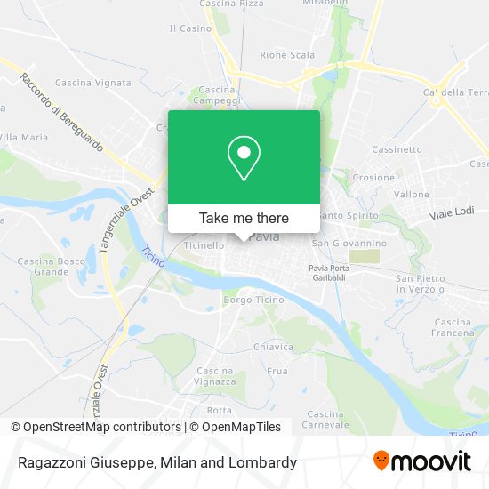 Ragazzoni Giuseppe map