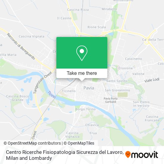 Centro Ricerche Fisiopatologia Sicurezza del Lavoro map