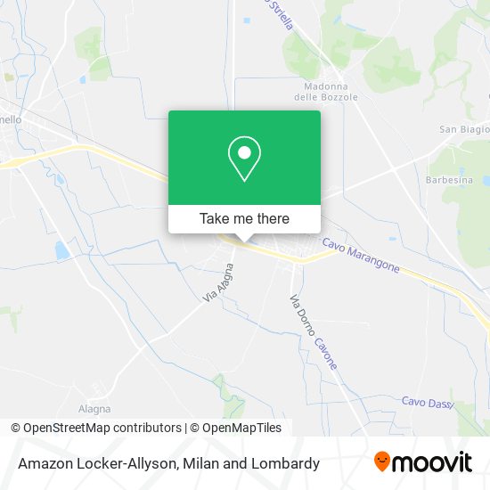 Amazon Locker-Allyson map