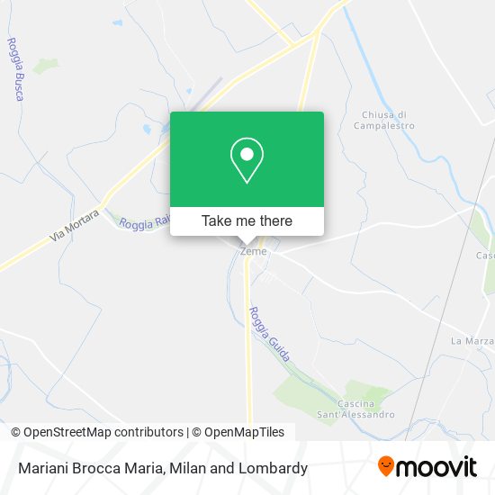 Mariani Brocca Maria map